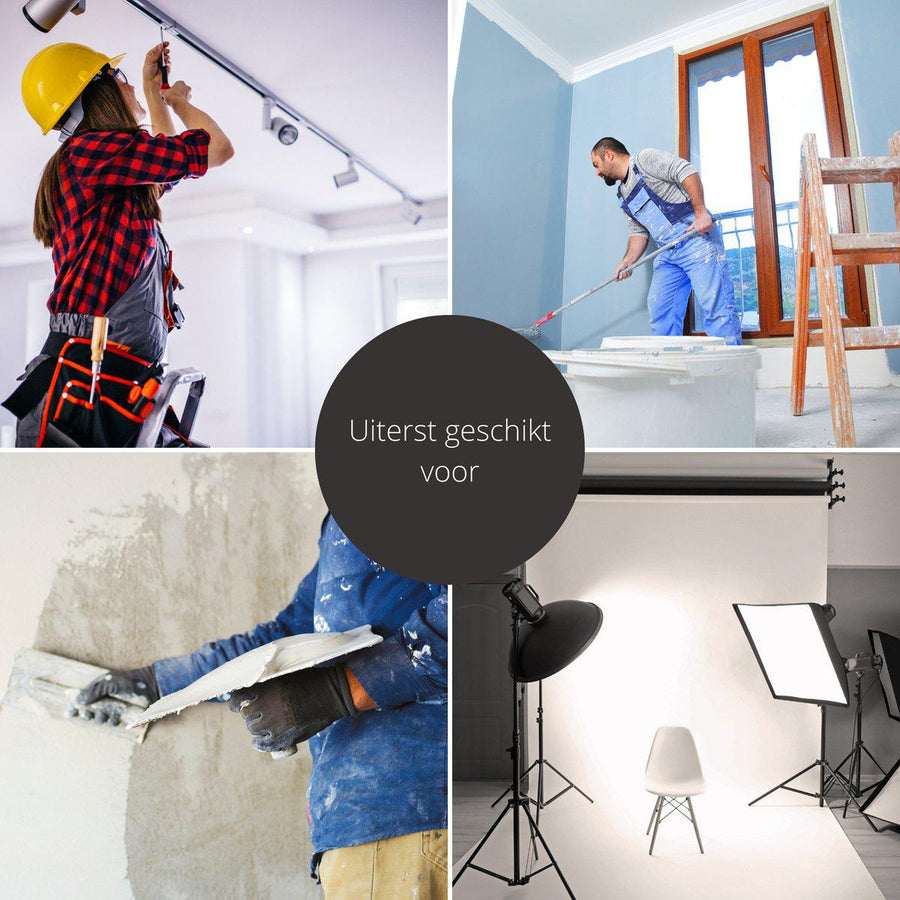 LED's Work ColorPro Construction Lamp 6000 - Realistic color rendering CRI97 - 5 meter cord - IP54 - 60W - LED.nl