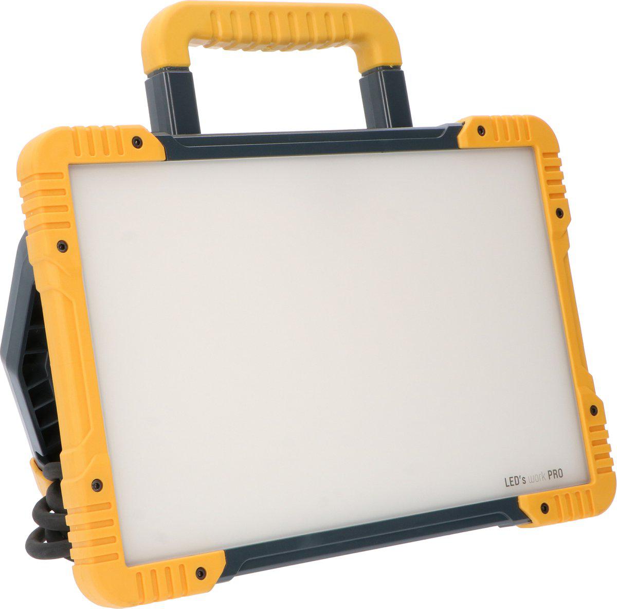 LED's Work ColorPro Bouwlamp 6000 - Realistische kleurweergave CRI97 - 5 meter snoer - IP54 - 60W Werklampen LED.nl