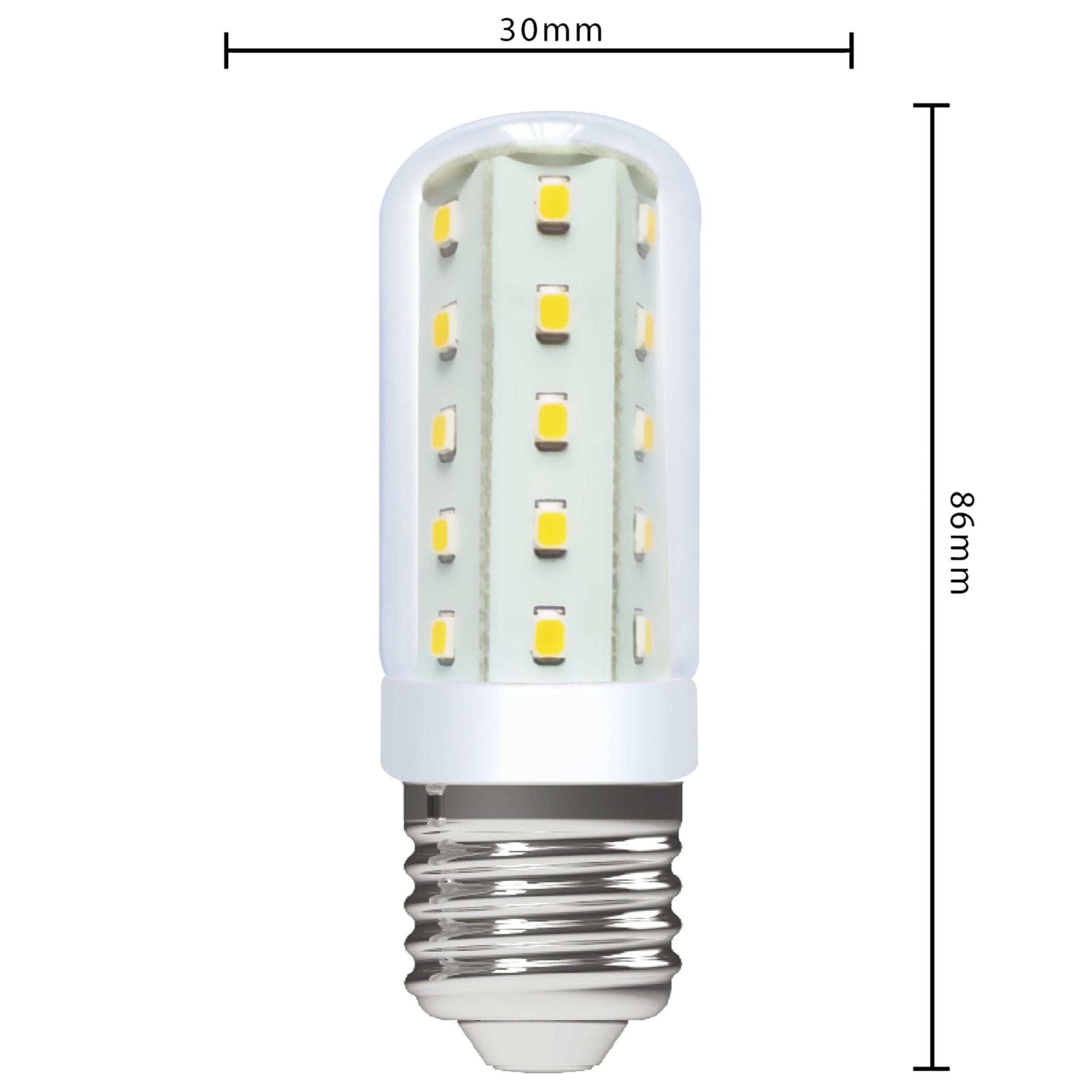 ColorPro LED Lamp E27 - T30 Buis - Kleurweergave index 97 - Warm wit - 4W (40W) Buislampen LED.nl