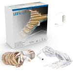 LED's Light Complete LED Trapverlichting Set - 15 treden x 80 cm - Lengte aanpasbaar - Warm wit licht Trapverlichting LED.nl