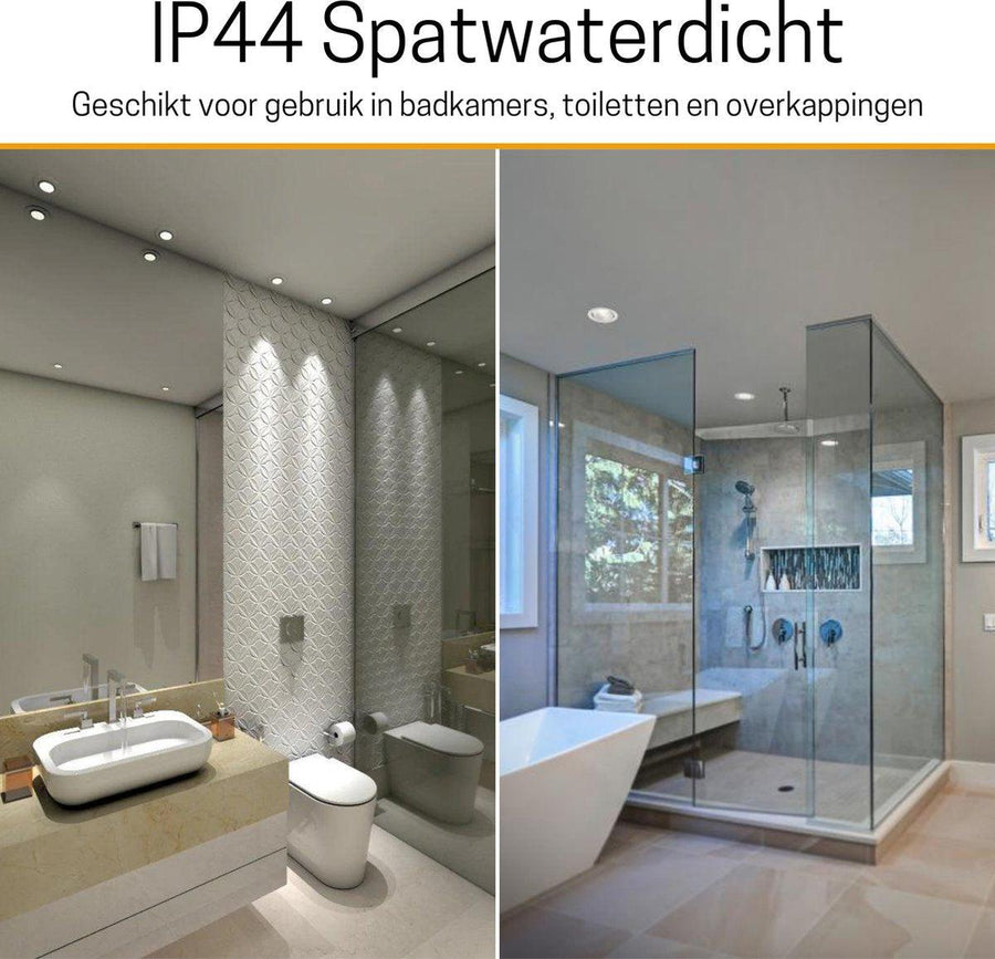3 PACK - LED's Light Pro LED Inbouwspot Nikkel - DimToWarm - Ø 68mm - Kantelbaar - Warm wit licht - CRI95 Inbouwspots LED.nl