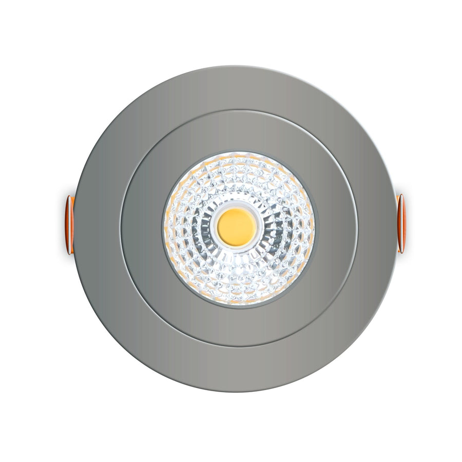 3 PACK - LED's Light Pro LED Inbouwspot Nikkel - DimToWarm - Ø 68mm - Kantelbaar - Warm wit licht - CRI95 Inbouwspots LED.nl