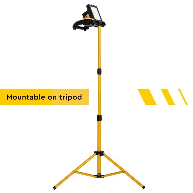 Draadloze LED bouwlamp – Werkt op accu van Makita, Bosch, Dewalt, Milwaukee, Metabo – IP54 - LED.nl