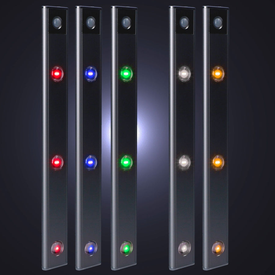 LED's Light EasyFix Kastverlichting onderbouwverlichting met Bewegingssensor - RGB functie - 3 lichtpunten - Draadloos en oplaadbaar - 35 cm Kastverlichting LED.nl