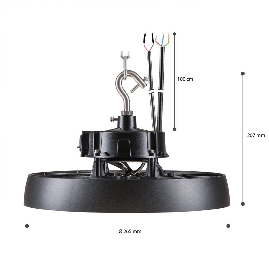 Probay LED High Bay 200W - Energy label A - DALI 2.0 - 36000 lm - LED.nl