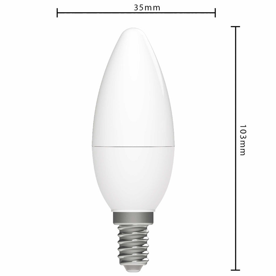 Elite LED Lamp met E14 fitting - Gaan tot 25 jaar mee - 2W vervangt 40W - 470 lm - Warm wit Lichtbronnen LED.nl