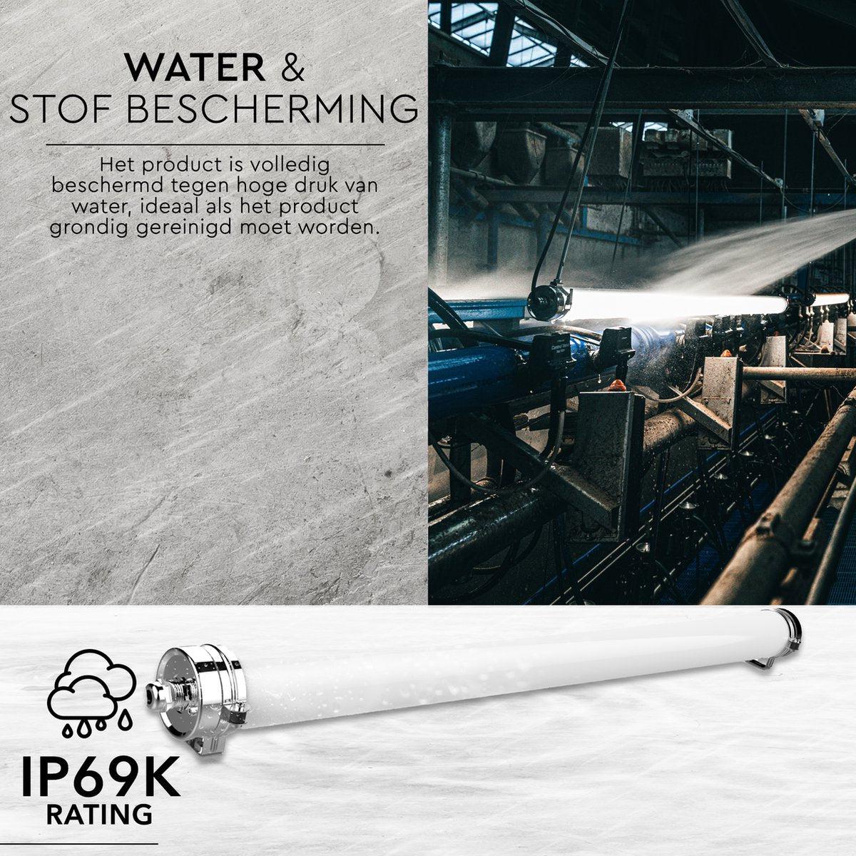 FarmPro LED TL armatuur 150 cm - Agrarische LED TL verlichting - Ammoniak- en waterbestendig - IP69K TL verlichting LED.nl