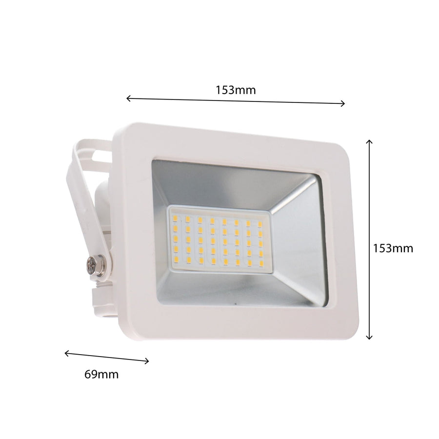 LEDs Light Floodlight 3300 - Waterproof IP65 - 30W - White - LED.nl