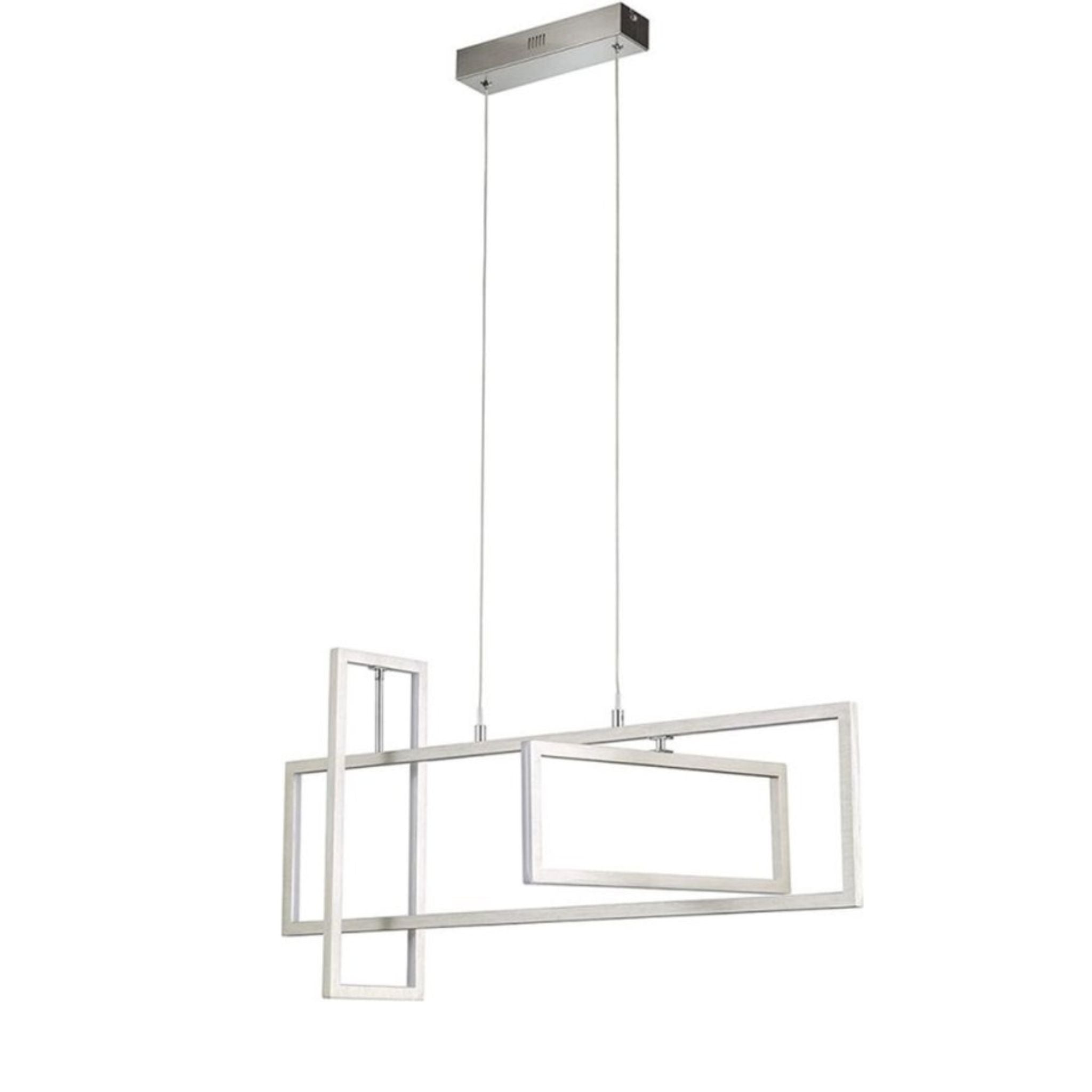 Frame LED Hanglamp - Draaibaar warm wit licht - In hoogte verstelbaar - Vierkant Hanglampen LED.nl