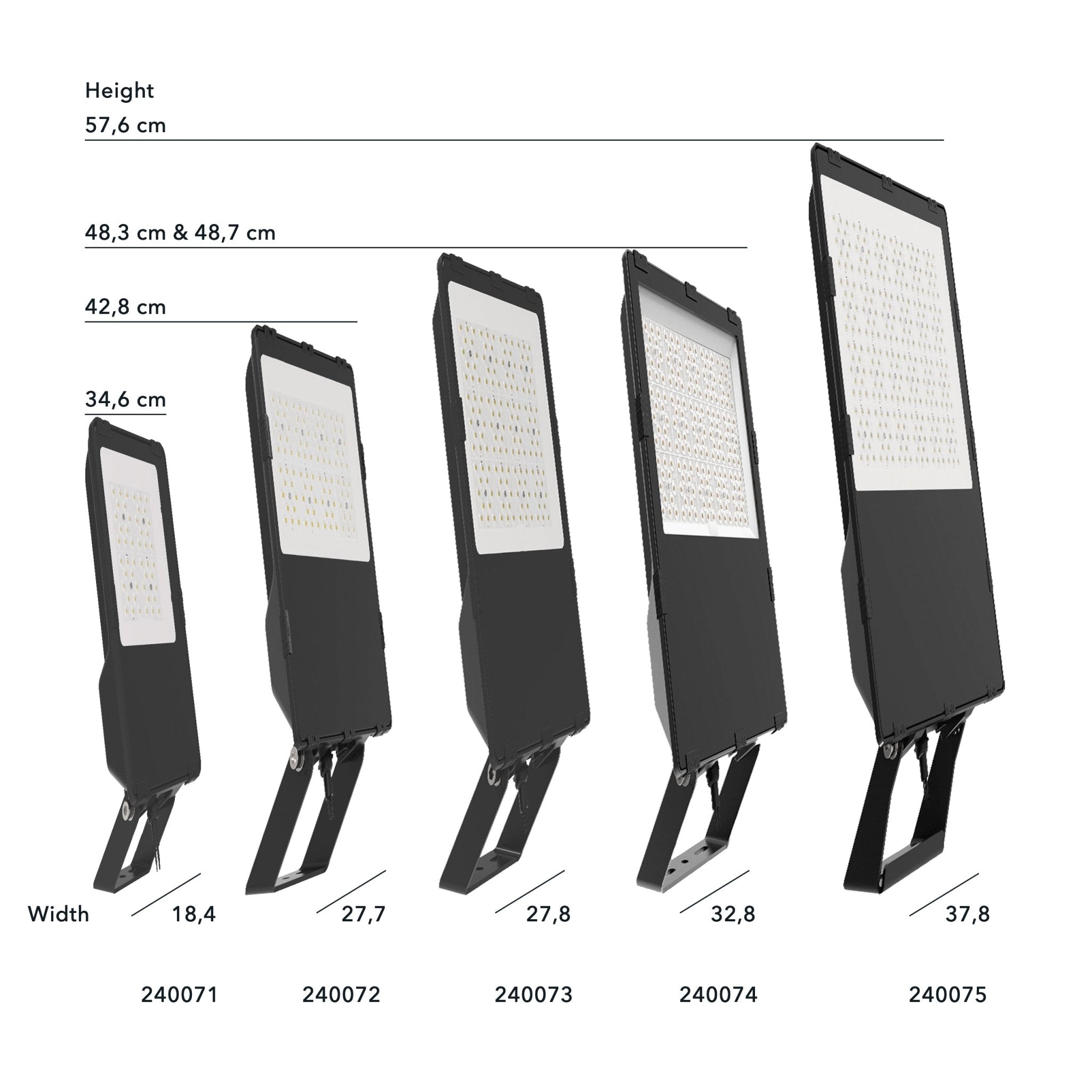 HeavyDuty LED Floodlight 150W - Waterdicht (IP66) & Corrosiebestendig (C4) - Zwart - LED.nl