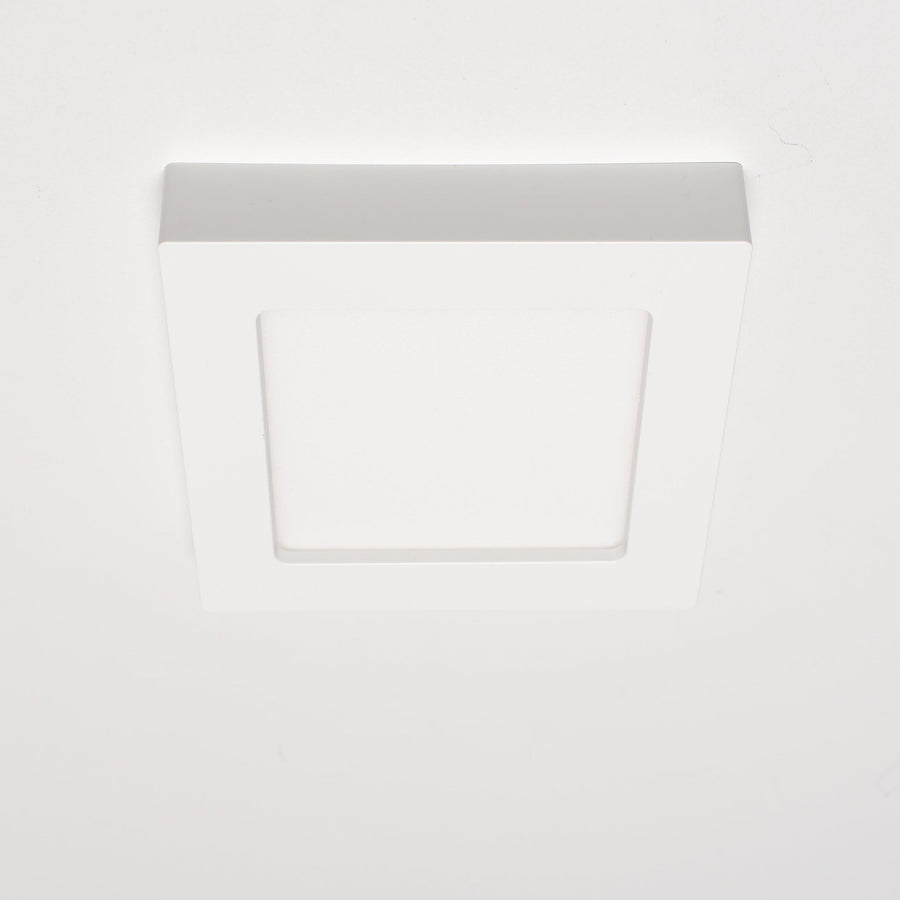 LED's Light LED Inbouwspot opbouwspot vierkant 15 cm - CCT - Dimbaar - Inbouw en opbouw - 1200 lm - Zaagmaat 147×147mm – Wit Plafondlampen LED.nl