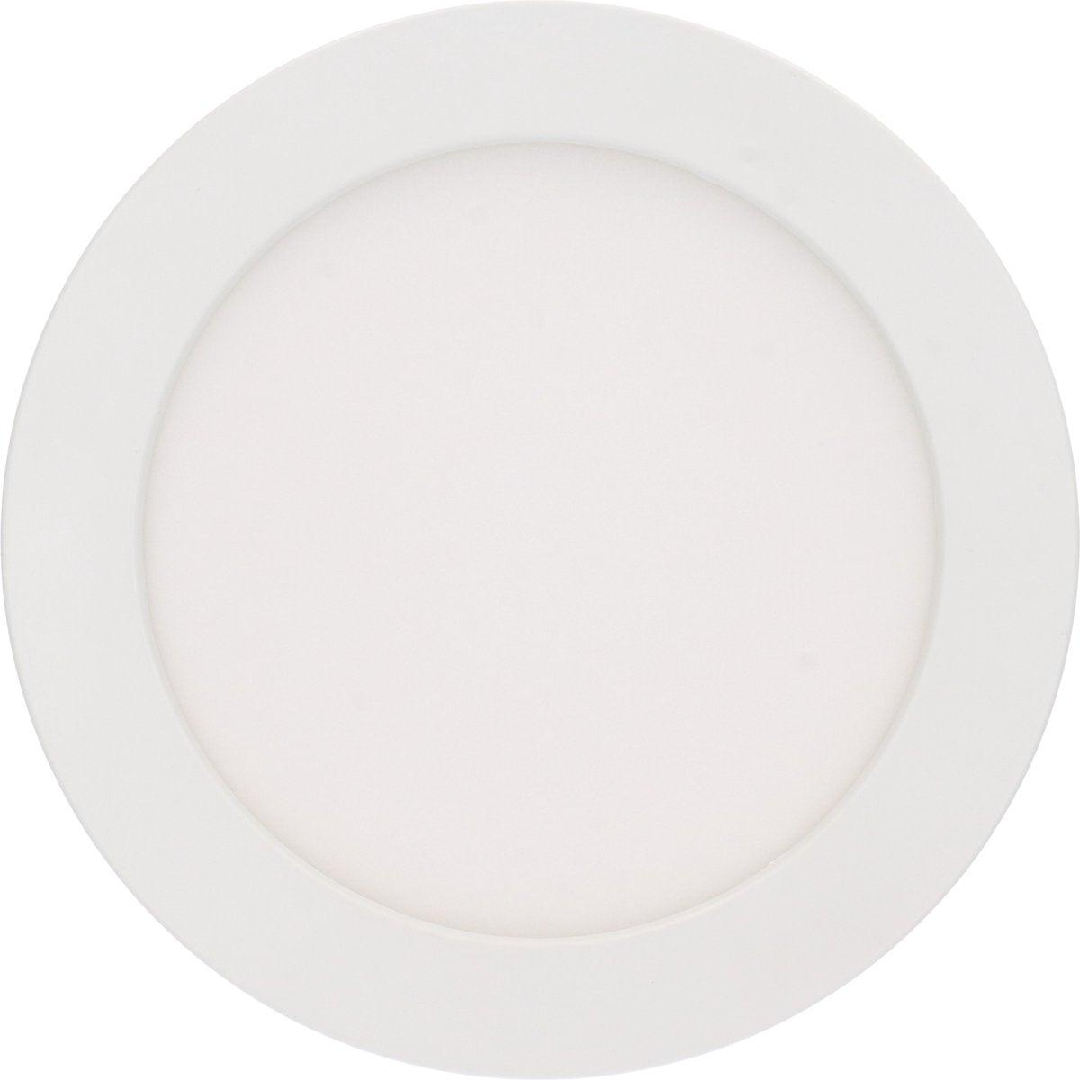 Inbouw/Opbouw LED Plafondlamp CCT Ø 20 cm rond - Dimbaar - warm en koud wit Plafondlampen LED.nl