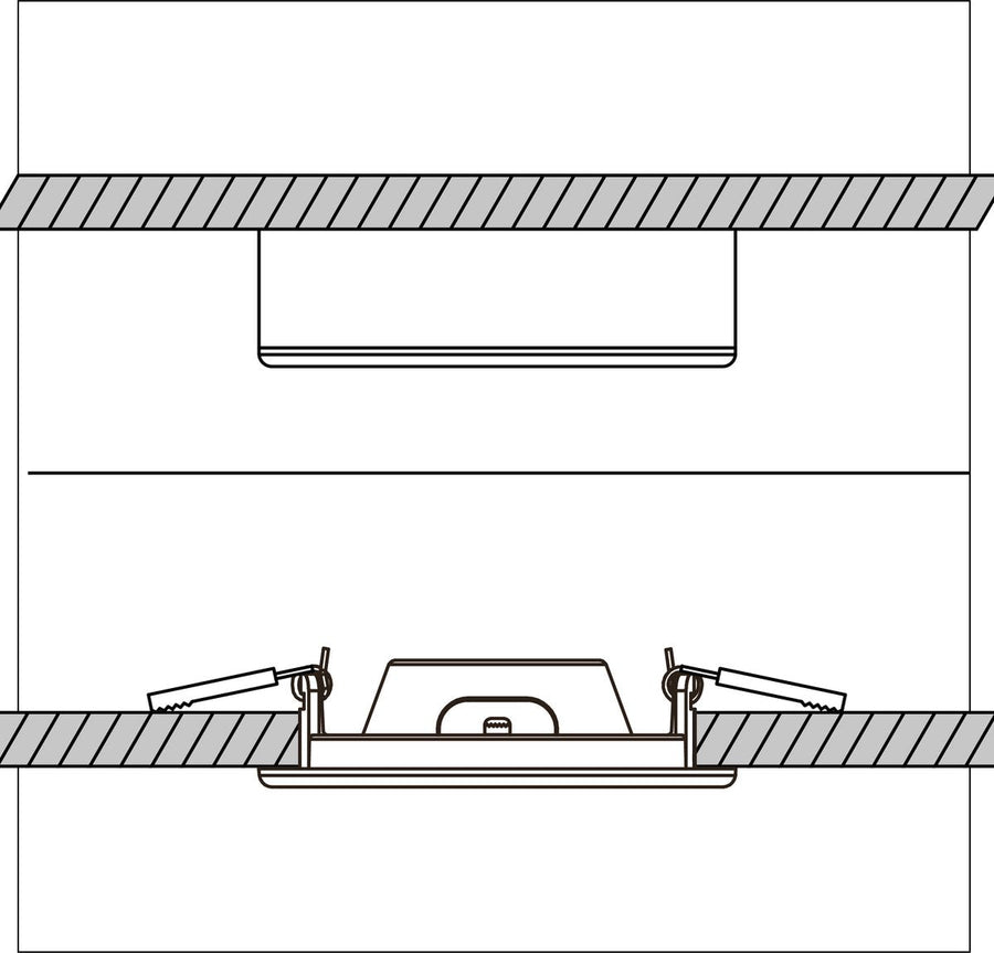 LED's Light LED Inbouwspot 6W 500lm CCT 3000K/4000K/6000K – Zaagmaat Ø 100mm – Wit – Dimbaar Spotjes LED.nl