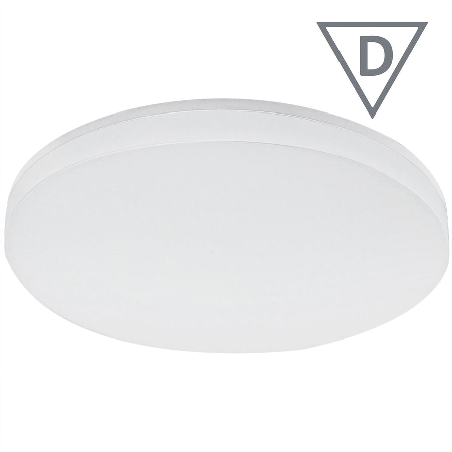 Industrial Waterproof LED Ceiling Lamp ø 33 cm - For Indoor &amp; Outdoor - Cool white - LED.nl