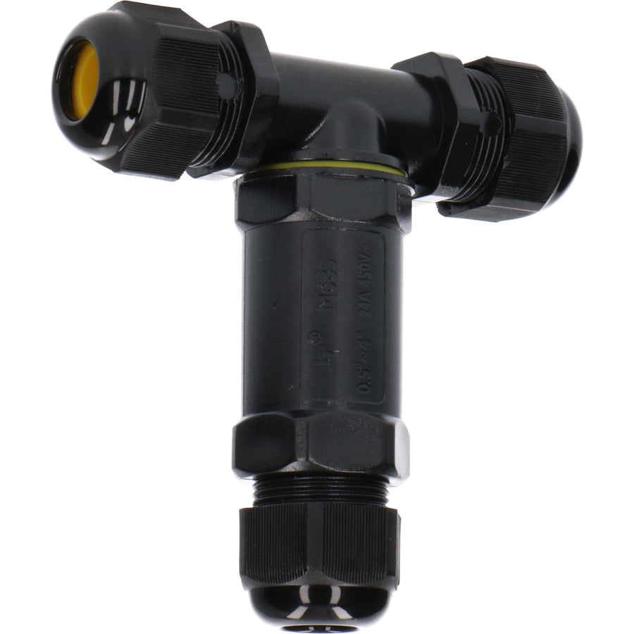 LED's Light Pro Cable Connector T-connector - IP68 waterproof - For 3 cables from 4 to 14 mm - LED.nl