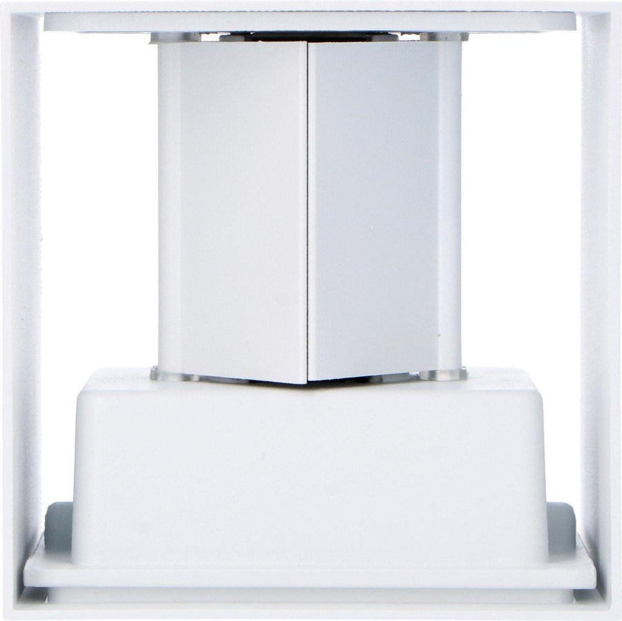 3 pack - LED's Light Kubus LED Wandlamp buiten - 2 lichts - IP65 Waterdicht - Warm wit licht - Wit Wandlampen LED.nl