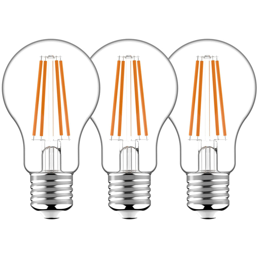 E27 LED Lamp 806 lm - Classic design - Warm white light - 3PACK - LED.nl