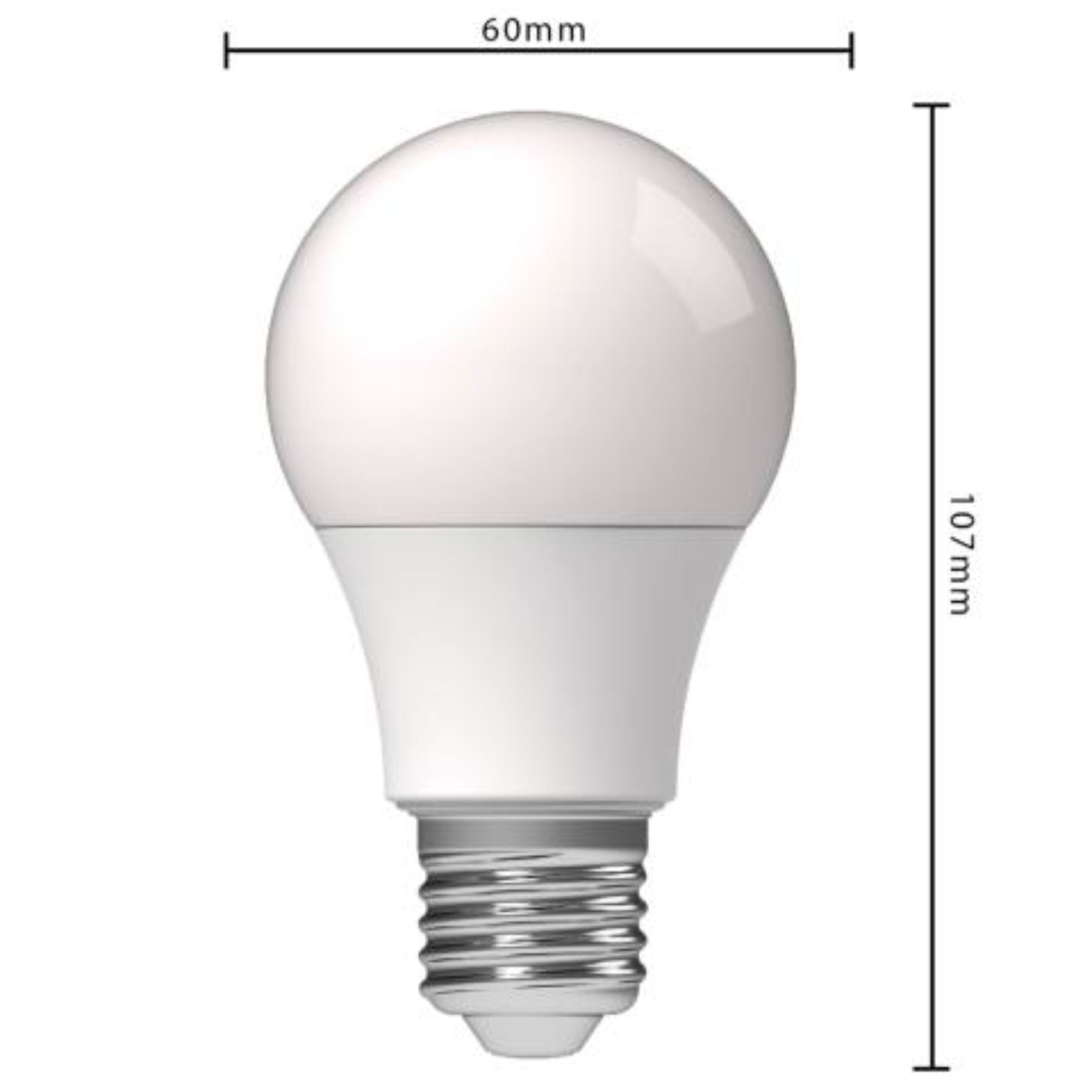 LED Lamp E27 - Mat - Warm wit - 4.9W vervangt 40W Lichtbronnen LED.nl