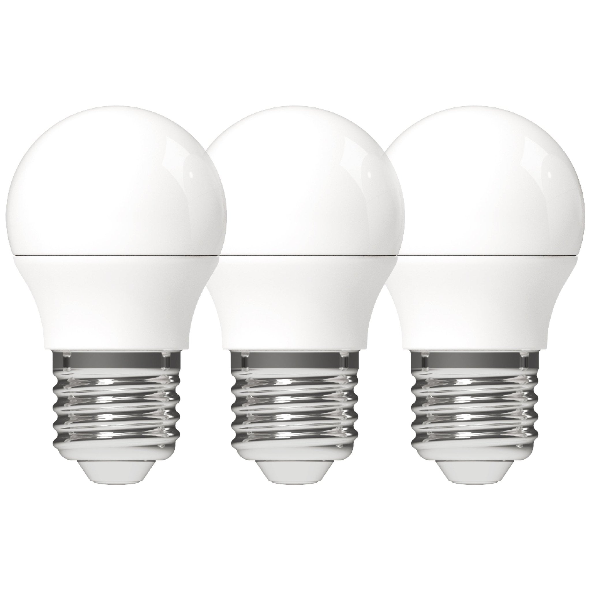 LED Lampen E27 - Globe Ø 4.5 cm - Warm wit licht - 4.5W vervangt 40W - 3PACK - LED.nl