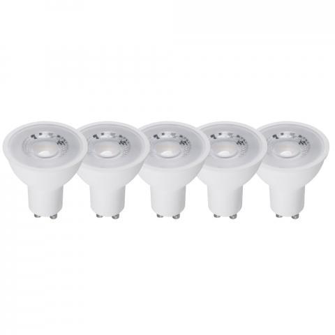 GU10 LED Spotjes - Warm wit licht - 4W/50W - 345 lm - 5PACK Spotjes LED.nl