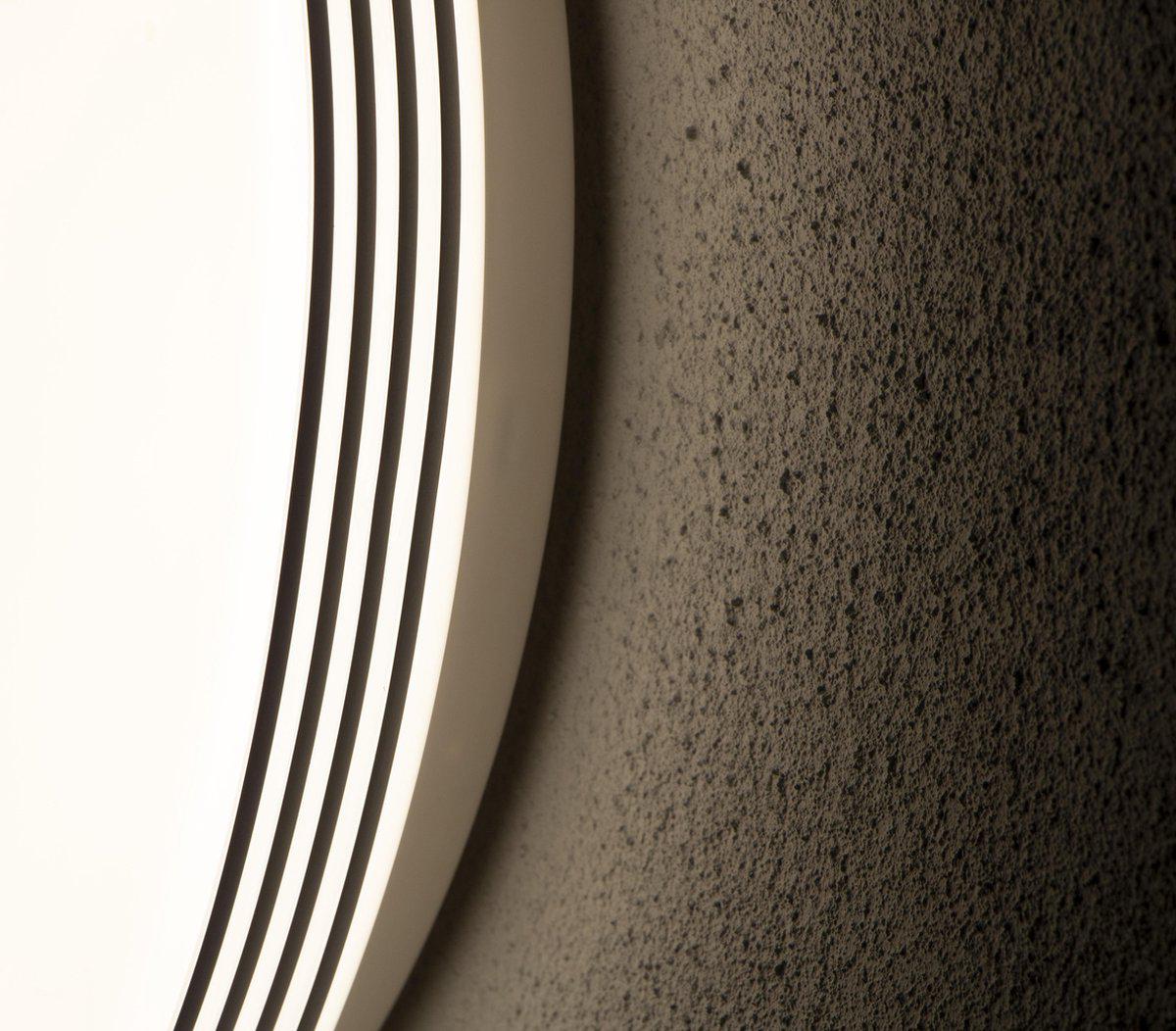 LED Plafondlamp rond 35 cm met ringen - Universeel - Spatwaterdicht - Warm wit licht Plafondlampen LED.nl