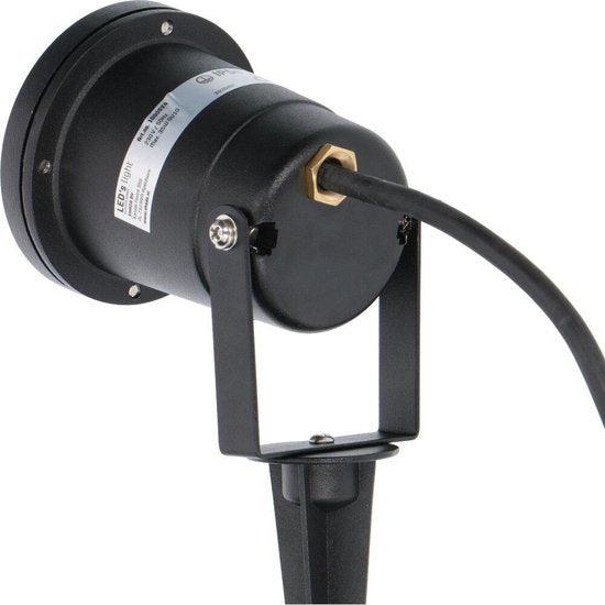 LED's Light LED Prikspot met Stekker - Kantelbaar - GU10 fitting - IP54 - Model Melfi - Zwart Prikspotjes LED.nl