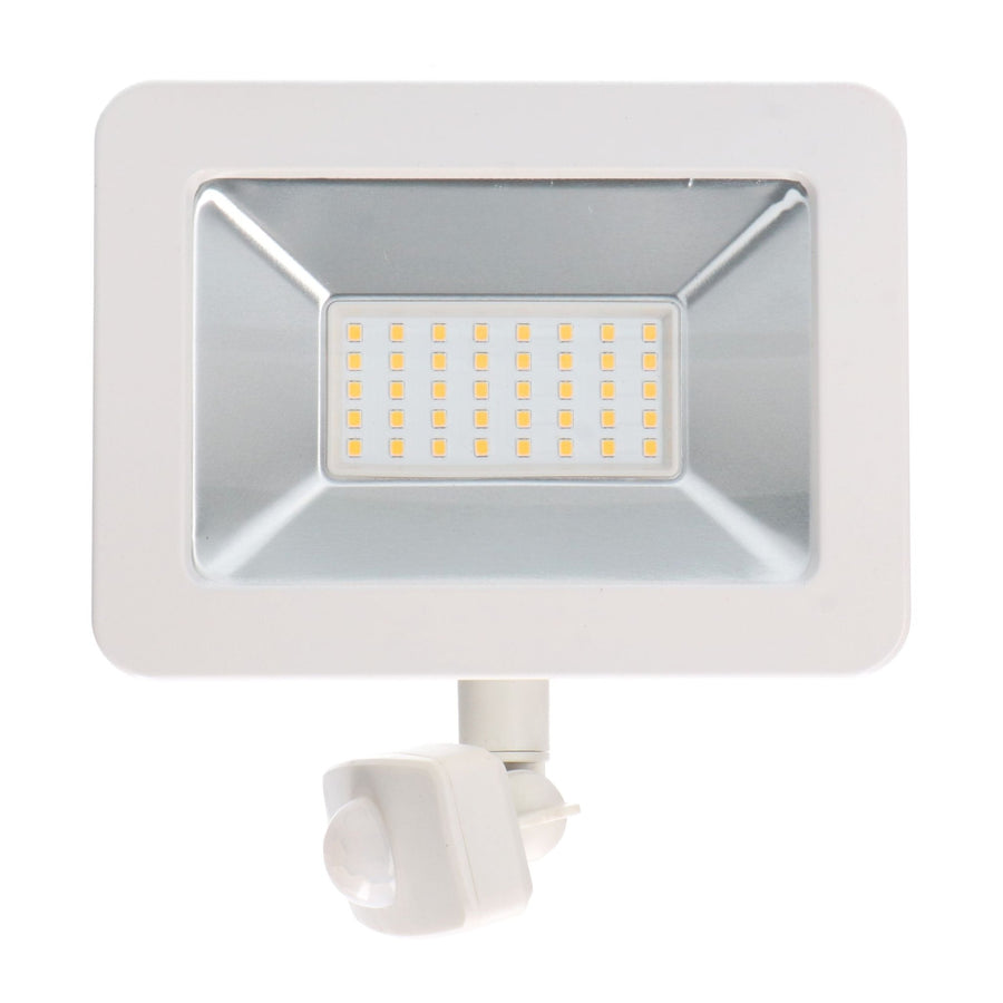 LED's Light Floodlight 3300 - With light and motion sensor - Indoor &amp; Outdoor - 30W - White - LED.nl
