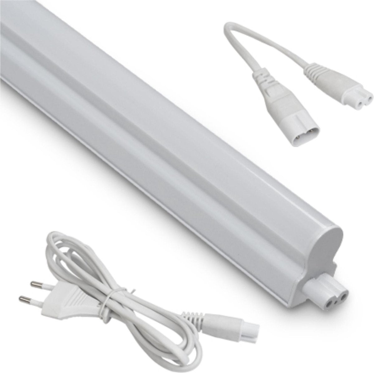 LED's Light Universele LED T5 balk 30 cm - voor kasten en keukens - Koppelbaar - 400 lm TL verlichting LED.nl