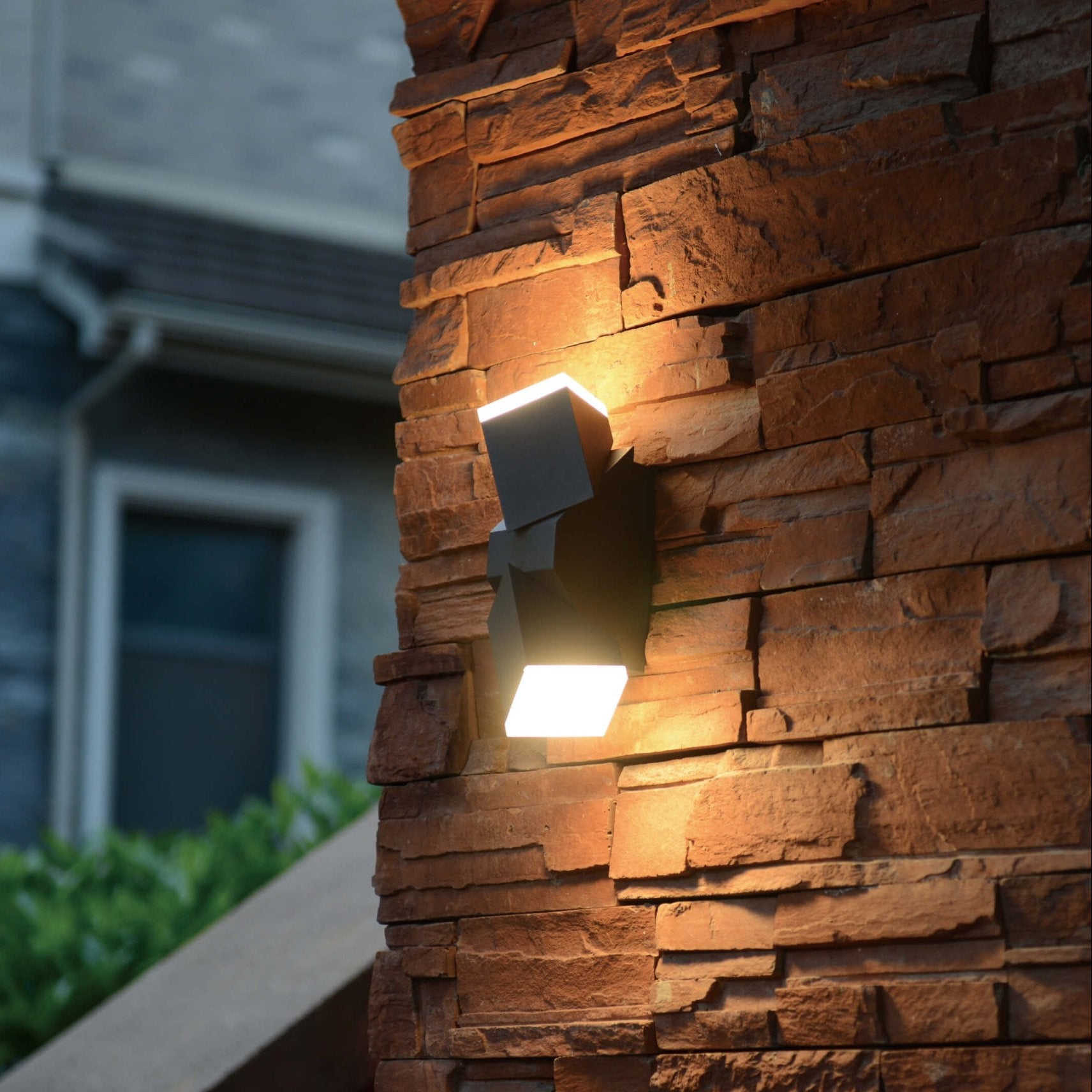 LED Wandlamp buiten - 2 lichts - Draaibaar - Warm wit licht - IP54 - Terni - Antraciet - LED.nl
