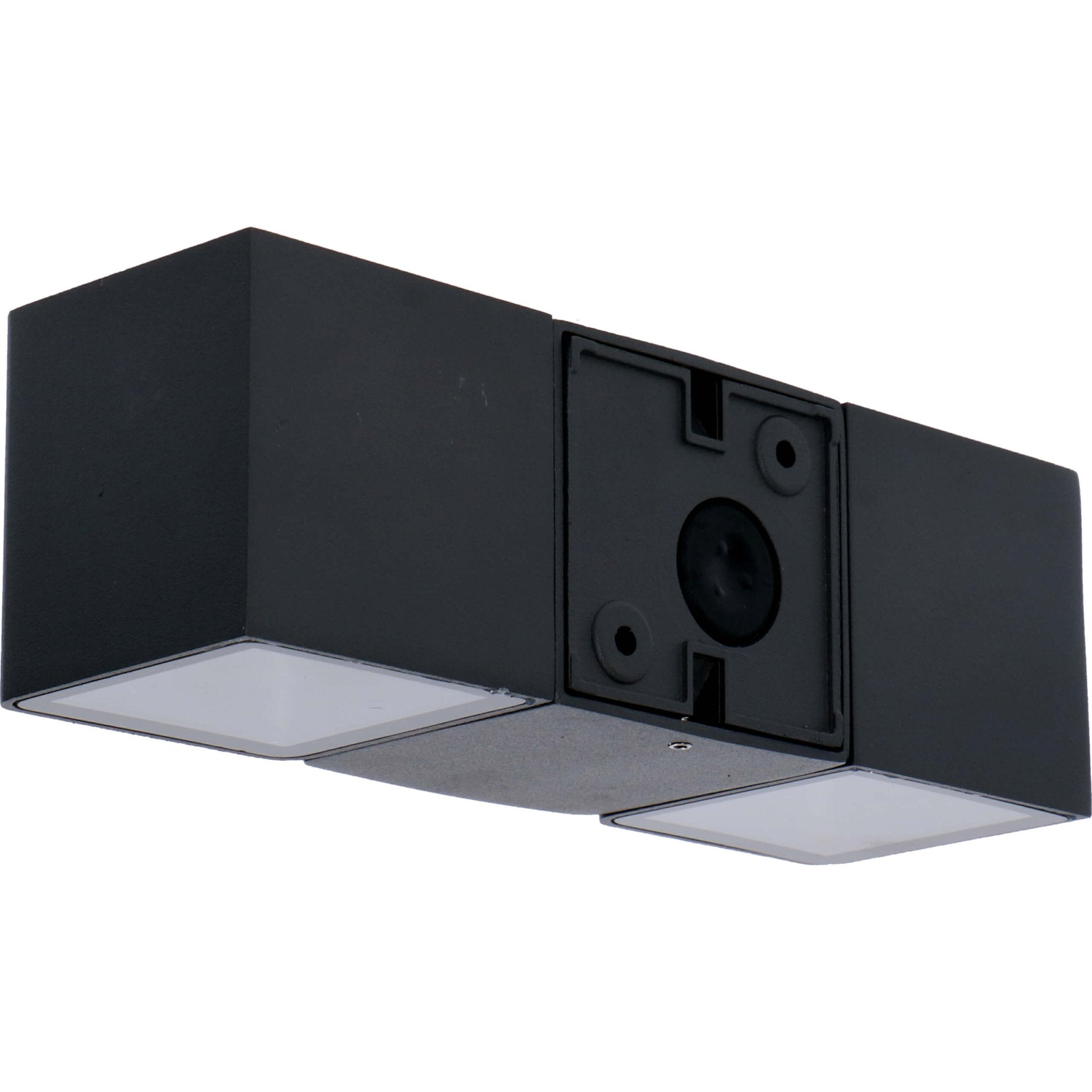 LED Wandlamp buiten - 4 lichts - Warm wit licht - IP54 - Aversa - Antraciet - LED.nl