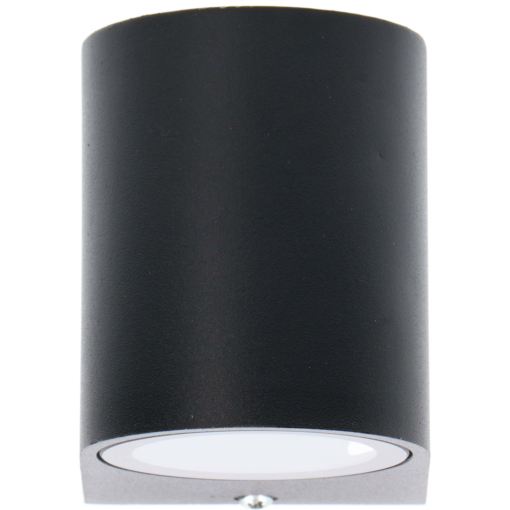 5 pack - LED's Light LED Wandlamp buiten met GU10 fitting - Rond - Model San Marino - IP44 - Zwart Wandlampen LED.nl