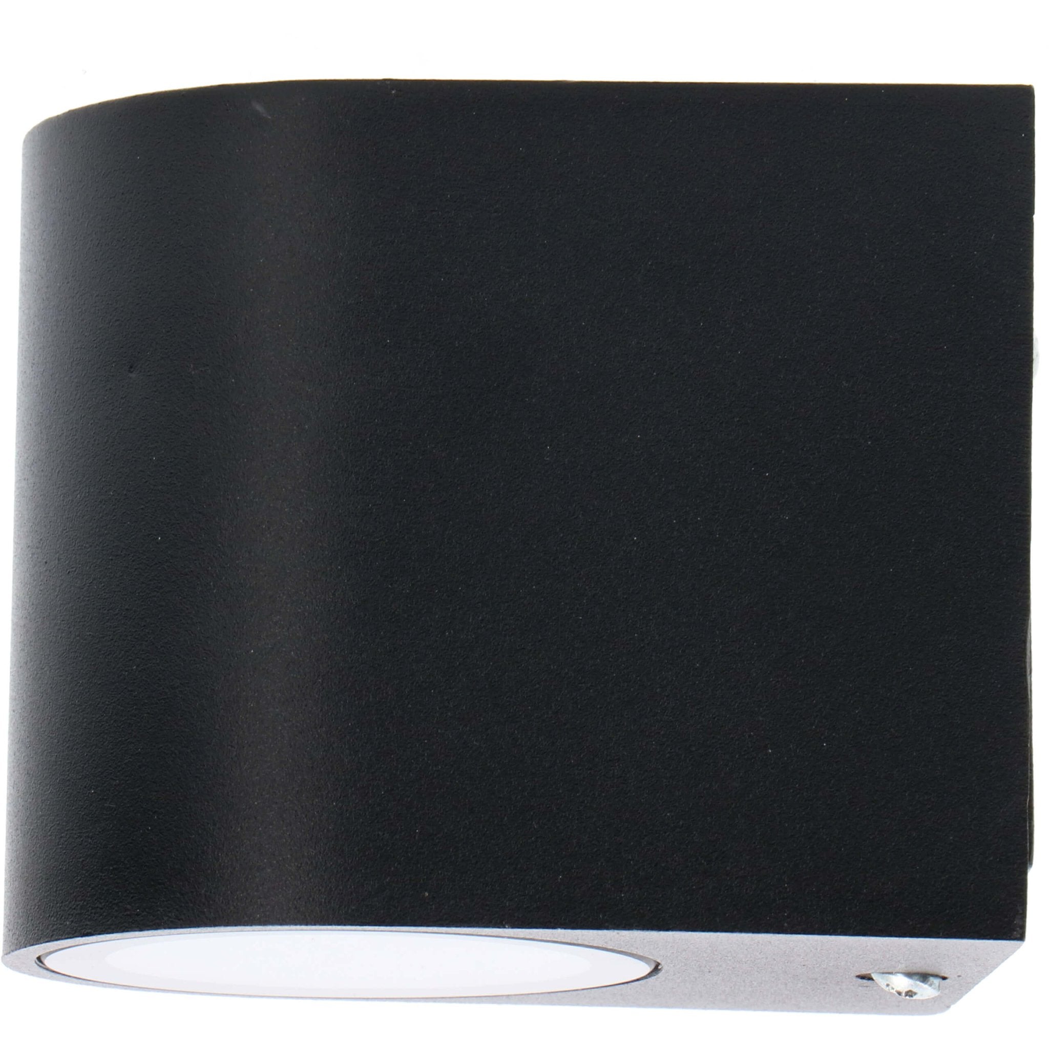 5 pack - LED's Light LED Wandlamp buiten met GU10 fitting - Rond - Model San Marino - IP44 - Zwart Wandlampen LED.nl