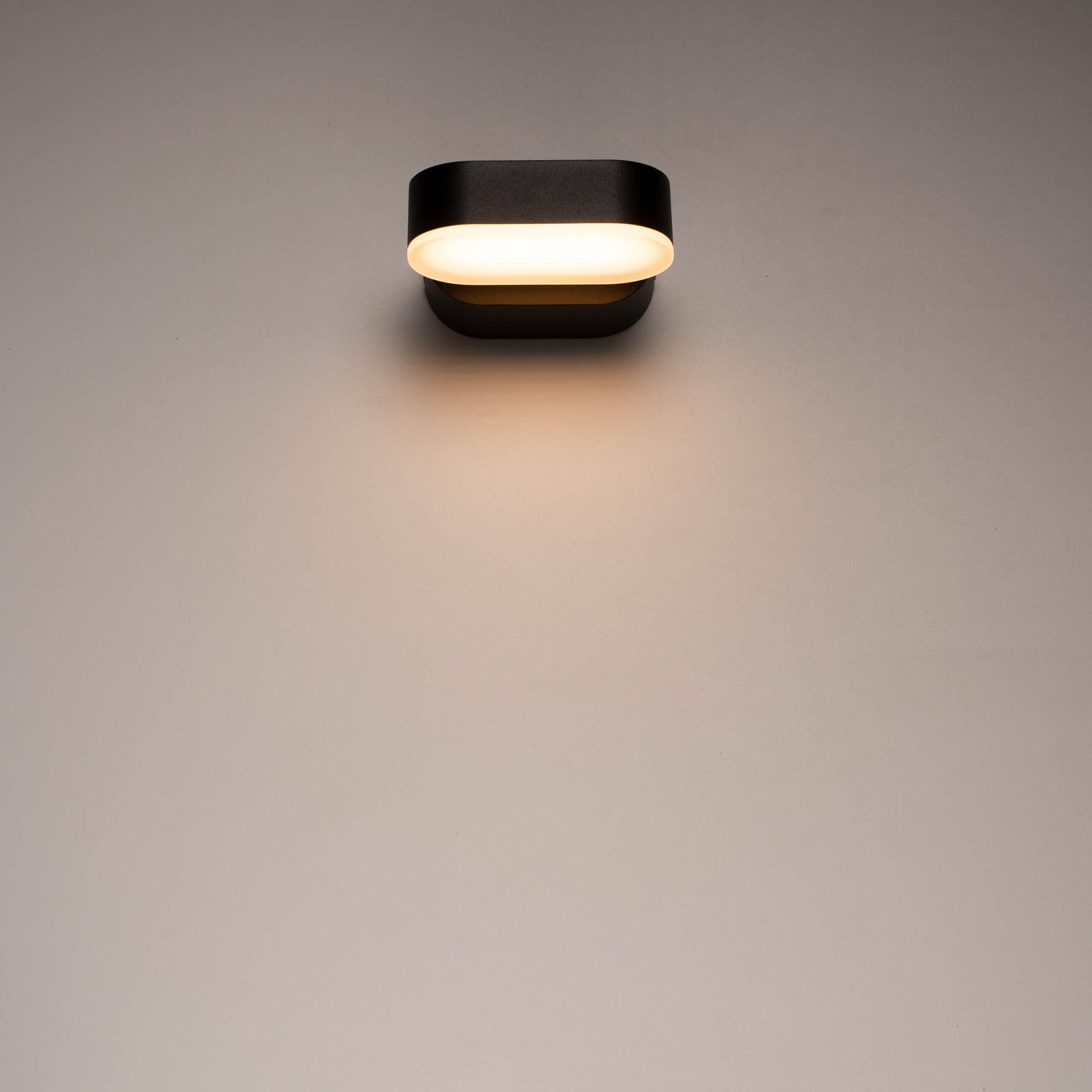 LED Wandspot Enkel - Draaibaar - Warm wit licht - IP44 - Rieti - Zwart - LED.nl