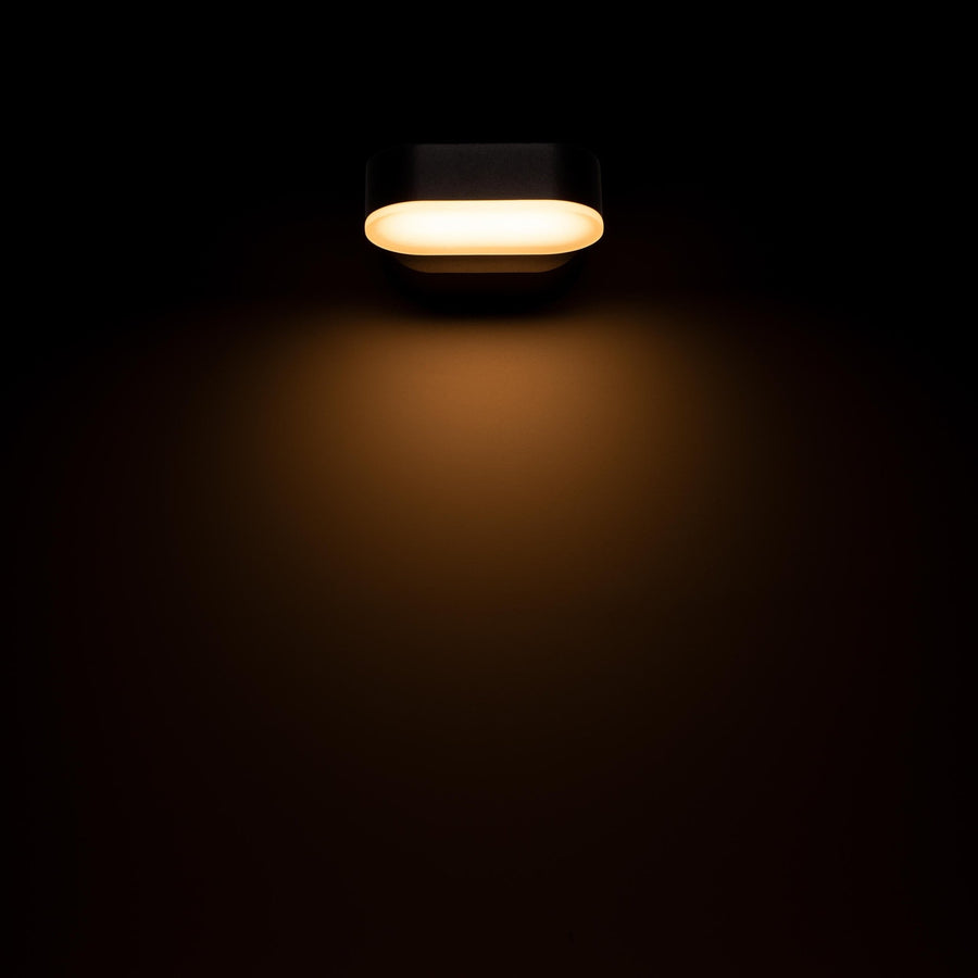 2 pack LED's Light LED Buitenlamp - Model Rieti - Warm wit - IP44 waterbestendig - Zwart Wandlampen LED.nl