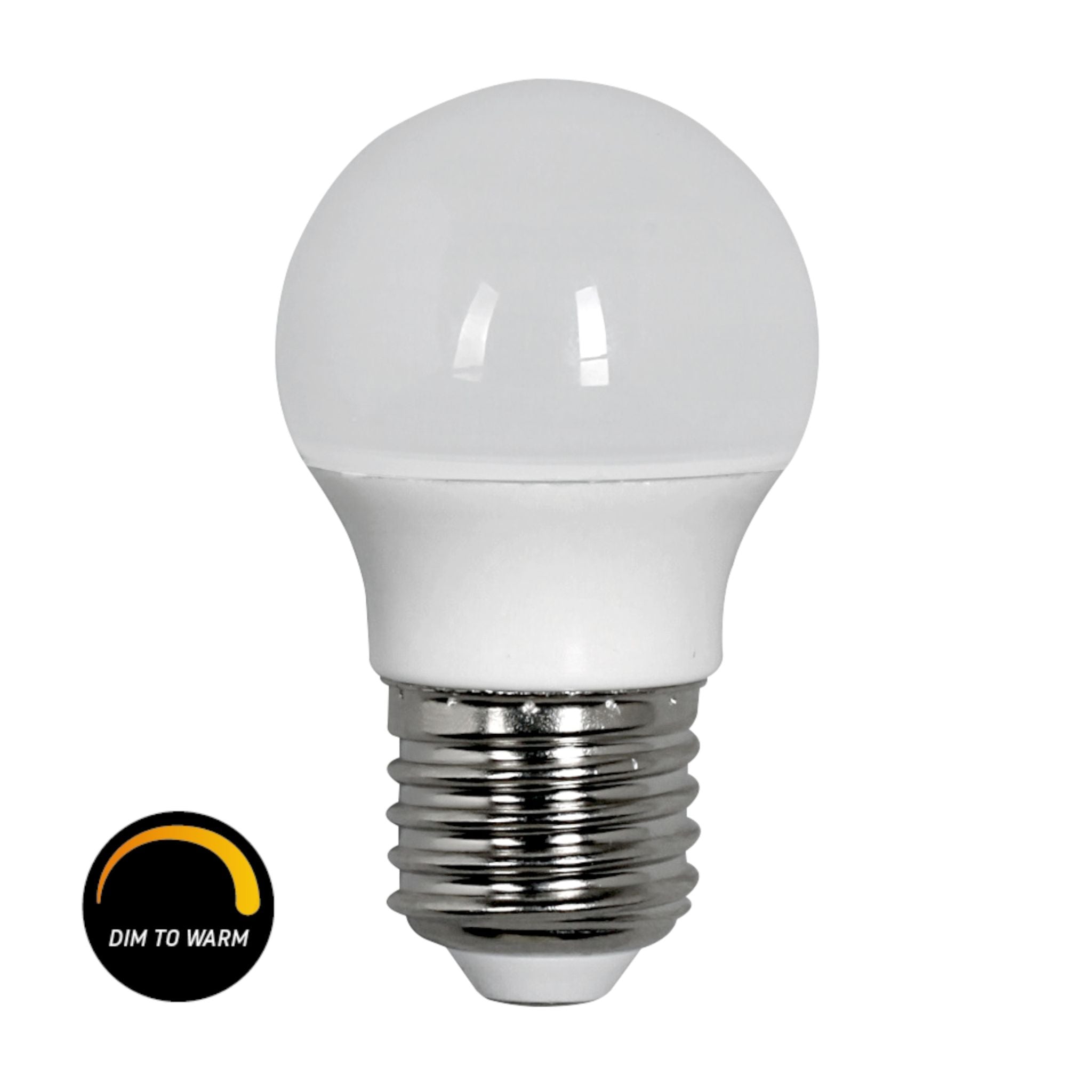 LED.nl Dimbare LED lamp E27 - 45 mm - Licht Dimbaar van 2700k tot 1800K extra warm wit - G45 Lichtbronnen LED.nl