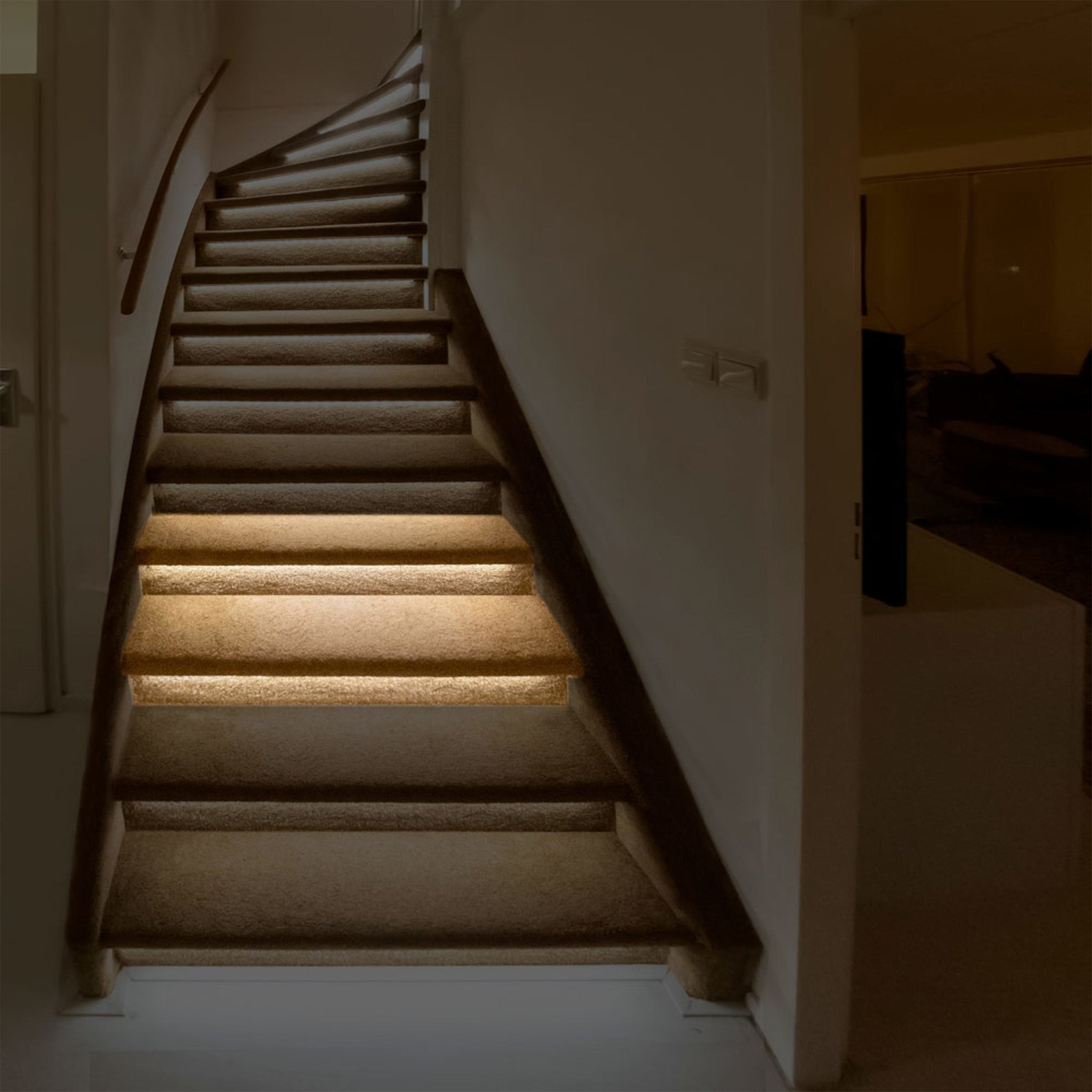 LED's Light 2 stuks losse LED Strips voor Trapverlichting set - Koud wit Trapverlichting LED.nl