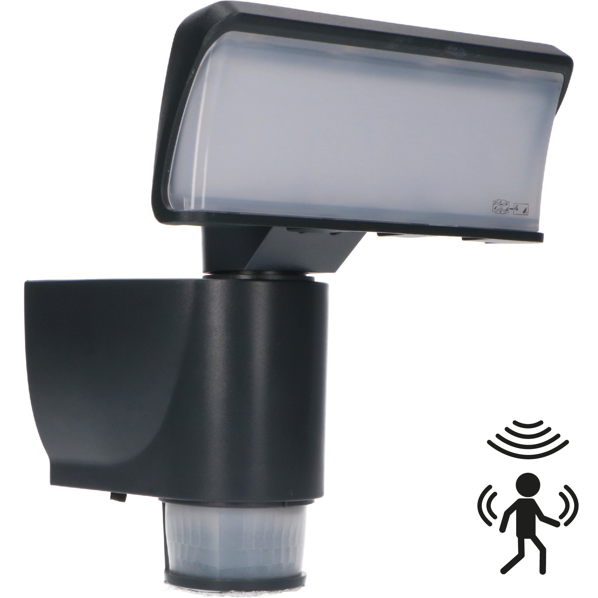 LED's Light LED Schijnwerper met Sensor - Automatische bewegingsvolging - Antraciet Lichtbronnen Led.nl