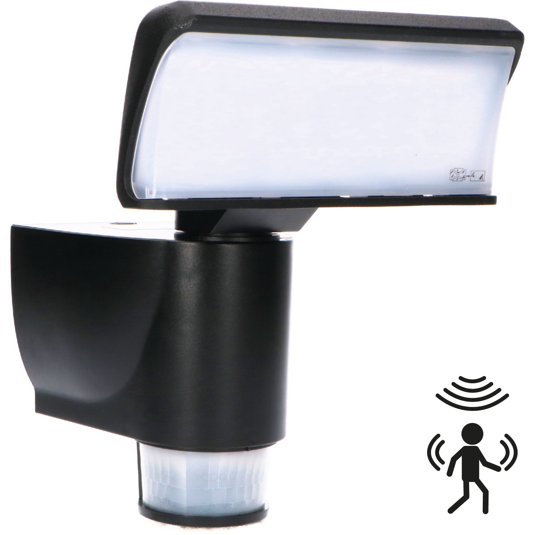 LED's Light LED Schijnwerper met Sensor - Automatische bewegingsvolging - Zwart - LED.nl