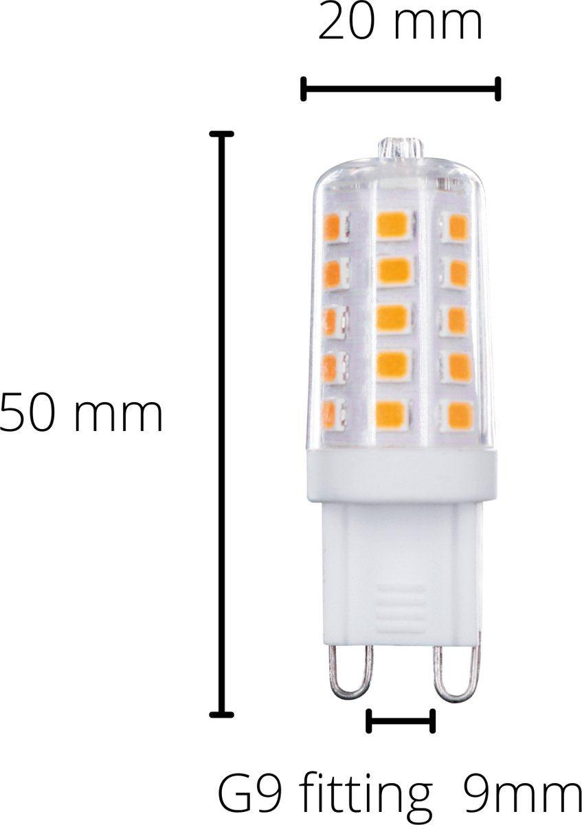 LongLife LED G9 Steeklampjes - Helder - 3W vervangt 28W - Warm wit licht - Dimbaar Steeklampjes LED.nl