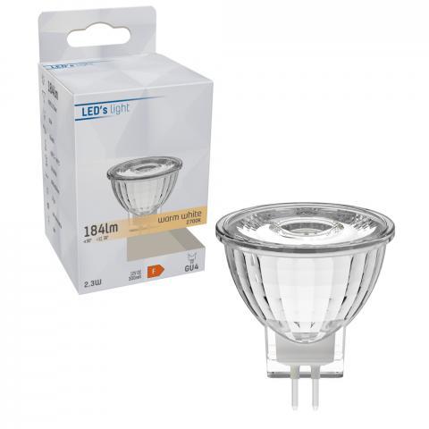 LongLife LED Lamp GU4 - MR11 - Warm wit licht - 2W vervangt 20W Spotjes LED.nl