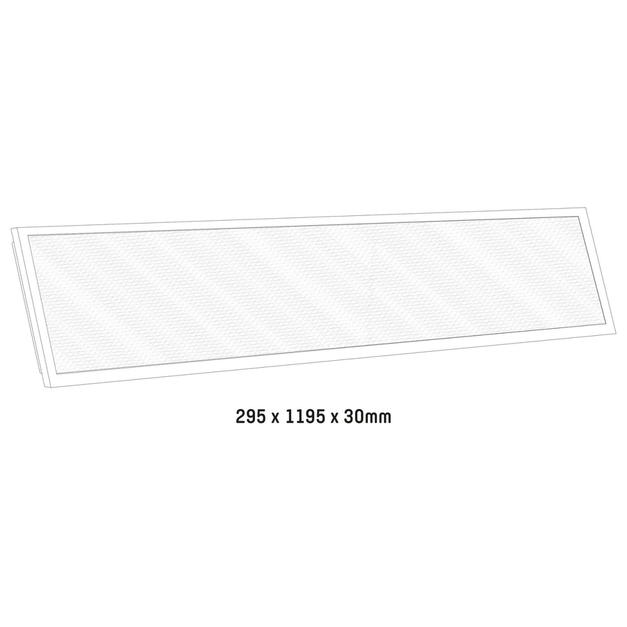 LongLife LED Panel 30 x 120 cm - Light color dimmable from warm to cold white - 130 lm/w - LED.nl