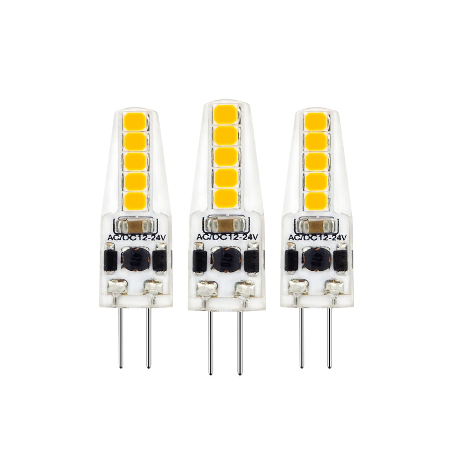 LongLife LED Bulb G4 - 12V - Dimmable warm white light - 1.9W (20W) - 3 bulbs - LED.nl