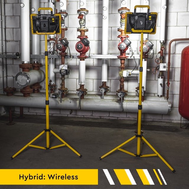 LED's Light Hybrid LED Construction Lamp 5500 - Wired and wireless use - IP54 - Rough Service Tested - 47W - LED.nl