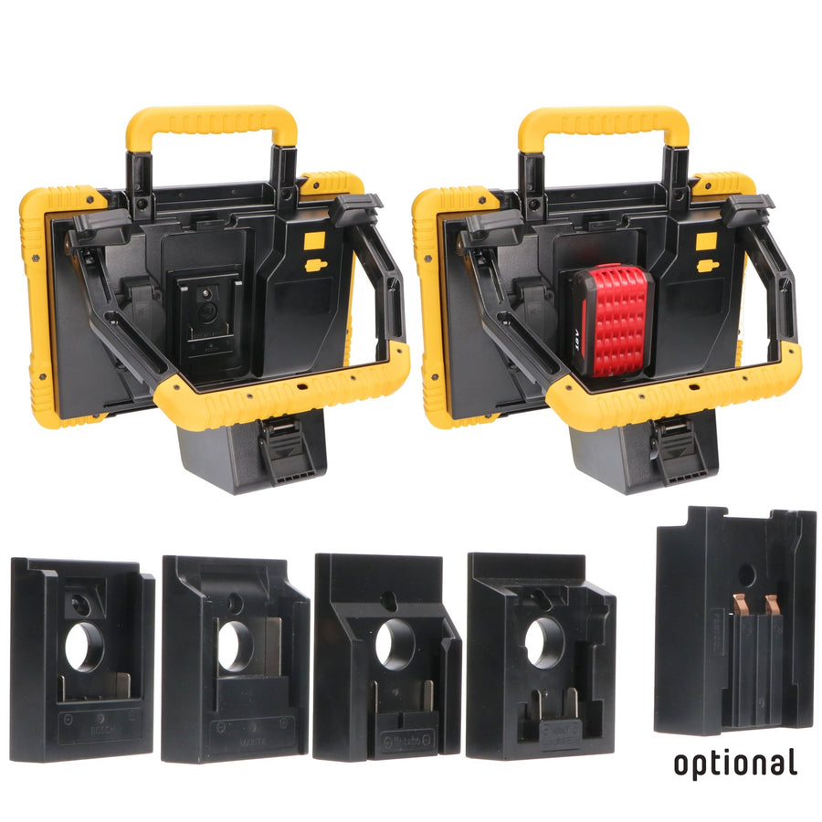 LED's Light Hybrid LED Construction Lamp 5500 - Wired and wireless use - IP54 - Rough Service Tested - 47W - LED.nl