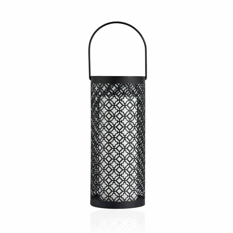Oosterse LED tafellamp lantaarn voor binnen en buiten - Draadloos op batterijen - Zwart Tafellampenen LED.nl