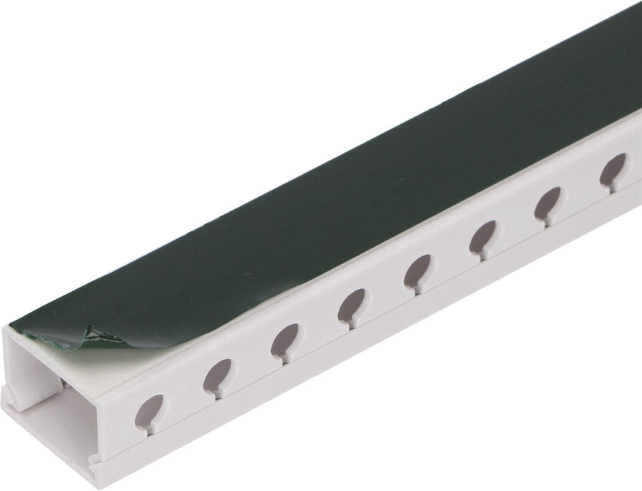 OrgaNice Cable Tray Set - Self-adhesive organizer for Desk &amp; TV - White - LED.nl