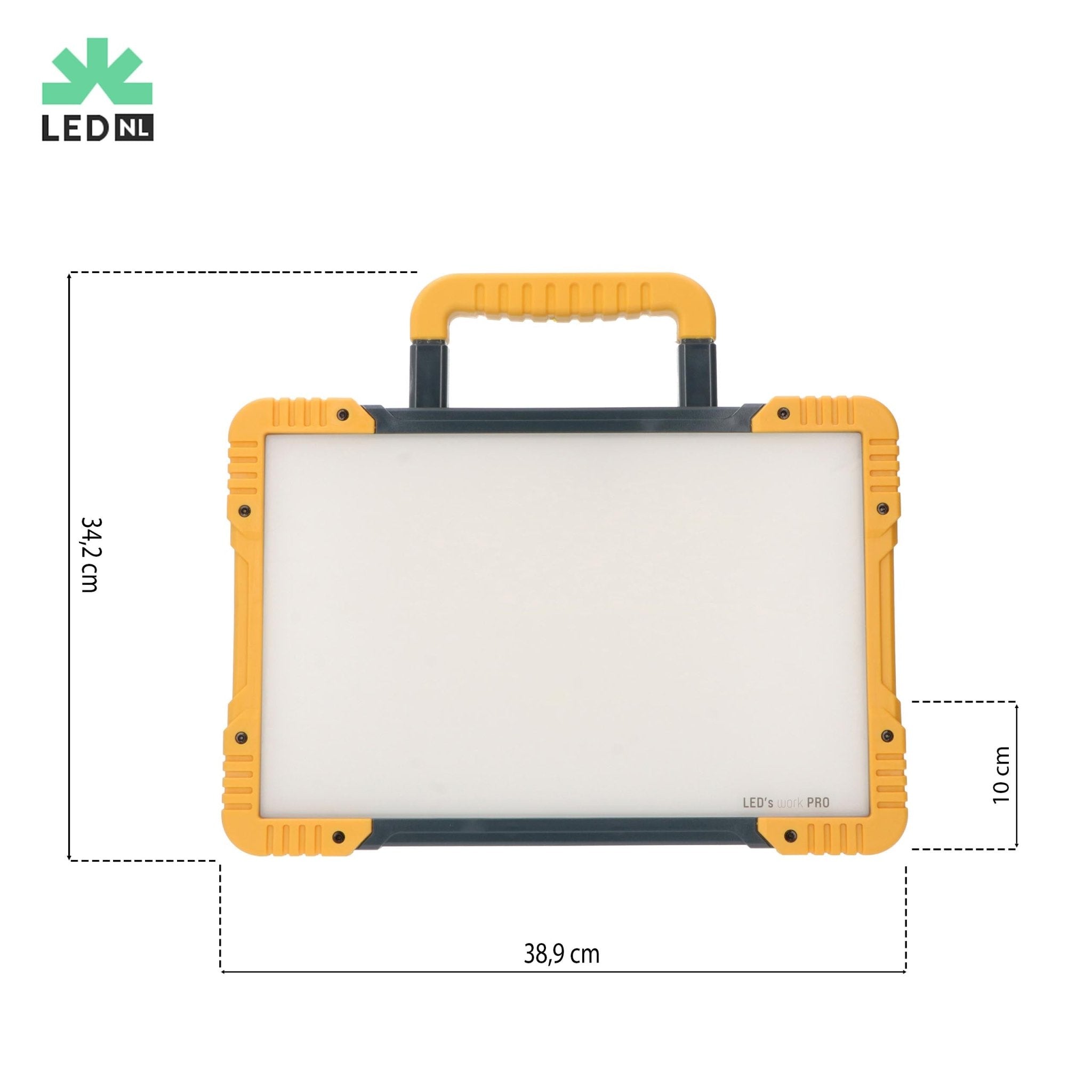 LED's Light Draadloze LED Zwaailamp op Batterijen - 9 standen - Magnetisch & Waterdicht - Blauw Bouwlampen LED.nl