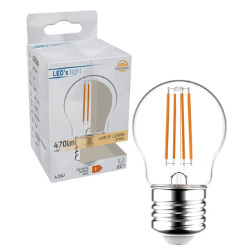 Dimmable LED Lamp E27 - Dimmable warm white light - 470 lm - LED.nl
