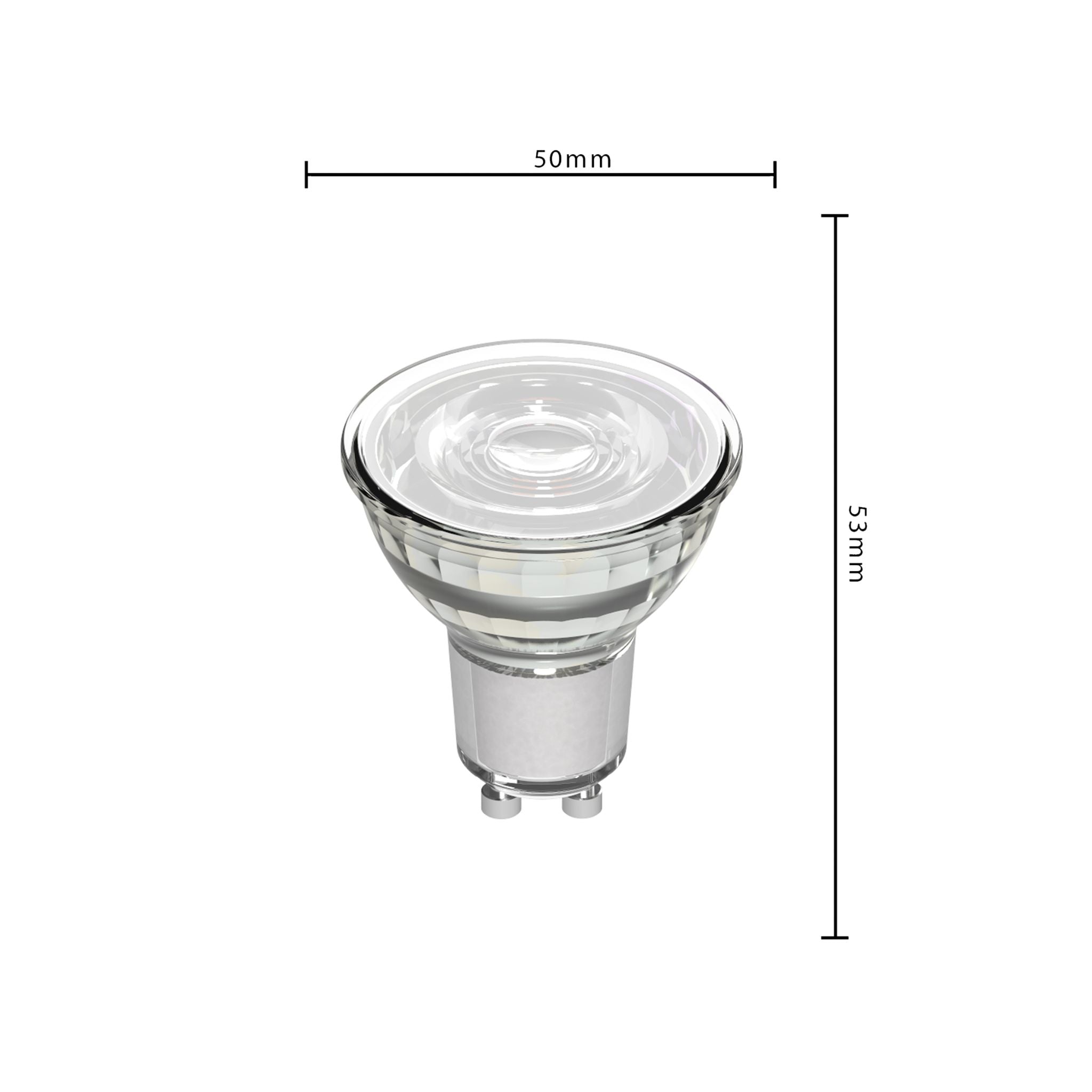 ProDim LED GU10 Spot - Helder - Dimbaar warm wit licht - 4W vervangt 50W Dimbare spotjes LED.nl