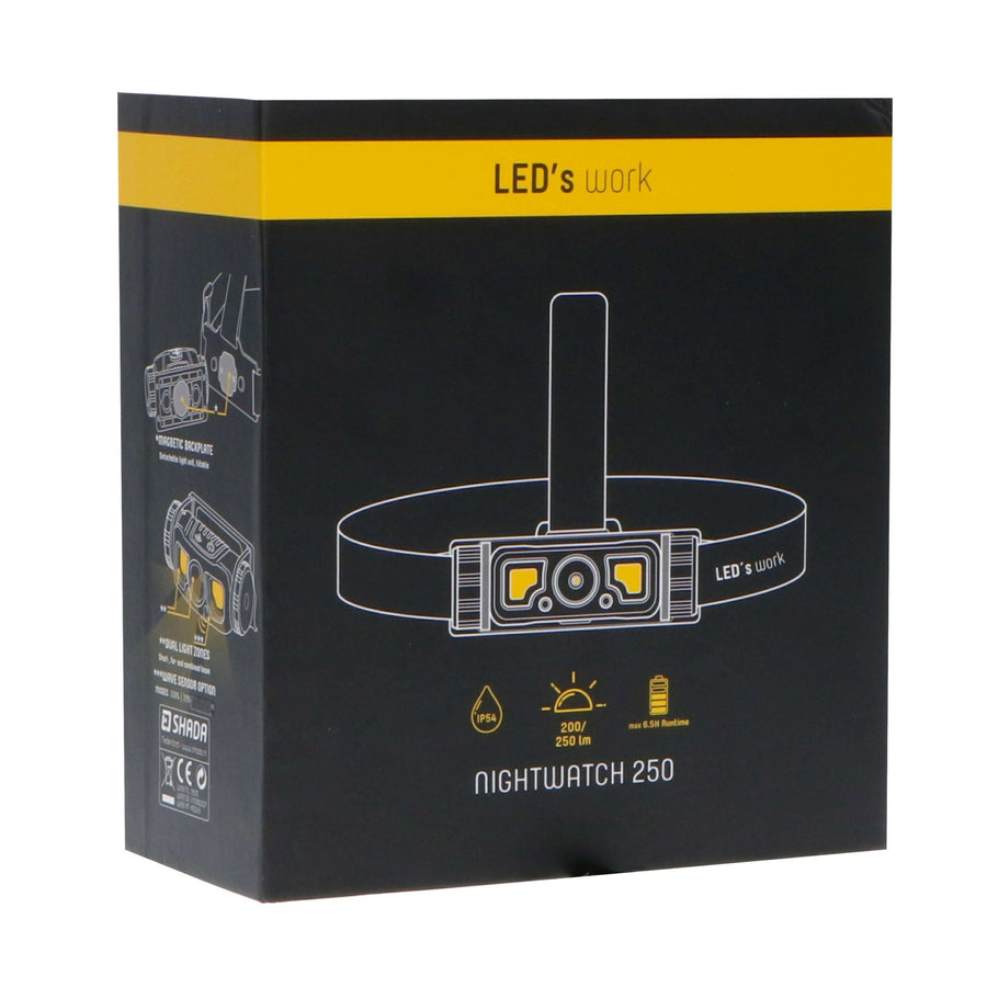 Professional LED Hoofdlamp op accu met zoomfunctie - Oplaadbaar - IP44 - Dimbaar - 250 lm Hoofdlampen LED.nl